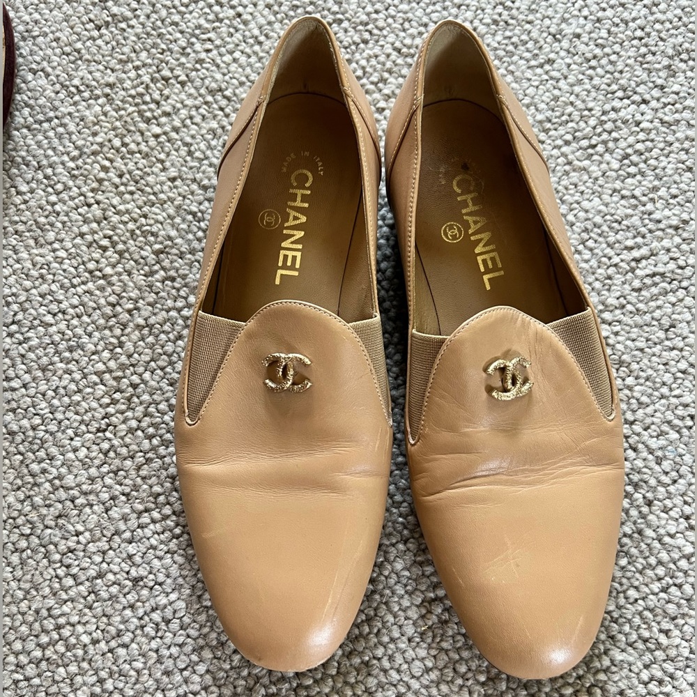 Authentic CHANEL loafers size 38